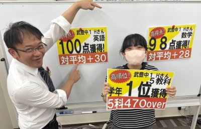 良い順位をとれてよかったです。 | みらい学院
